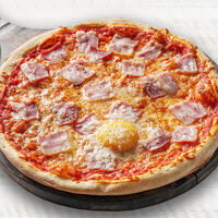 Пицца Карбонара в Перчини