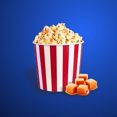 Попкорн стандарт карамельный в Рублион Синема по цене 690 ₽