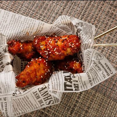 Крылышки куриные в горчичном соусев YUMMY по цене 540 ₽