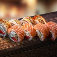 Ассорти из сливочных роллов в Суши Рай