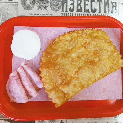 Чебурек Интурист Ветчина и моцарелла в Чебуречная Назад в СССР по цене 390 ₽