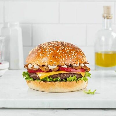 Блю Чизбургер с грибами в Магбургер №035 по цене 299 ₽