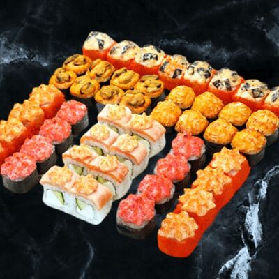 Сет №9 Запеченный макс в Суши мастер по цене 3820 ₽