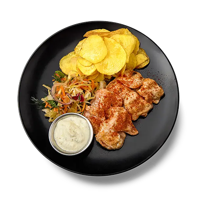 Шашлык из кур груд по-кавказски в Шашлыкоff по цене 400 ₽