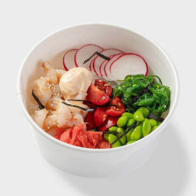 Поке с креветкой в Некруглая пицца и роллы по цене 620 ₽