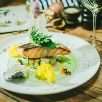 Стейк из семги в Боцман