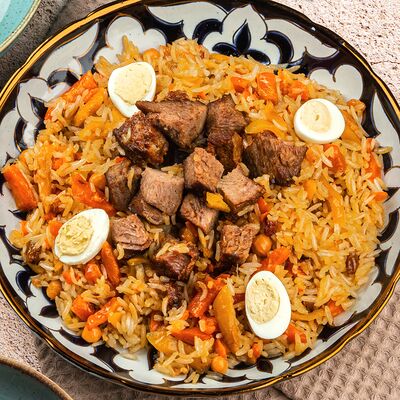 Плов Узбекскийв Омар Хайям Европа и Азия по цене 540 ₽