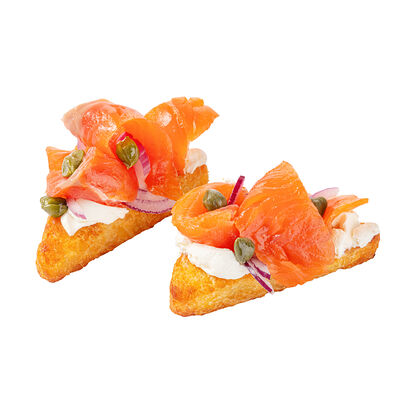 Хашбраун с форелью и каперсами в Zotman Pizza по цене 450 ₽