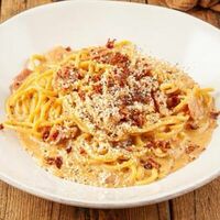 Спагетти Карбонара в Сыроварня