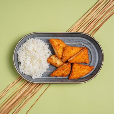 Куриные наггетсы с рисомв Гусь и панда по цене 325 ₽