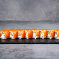 Филадельфия с креветкой темпура в Sushi100