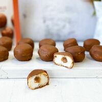 Профитроли со сливками и солёной карамелью в Cheese-cake.ru