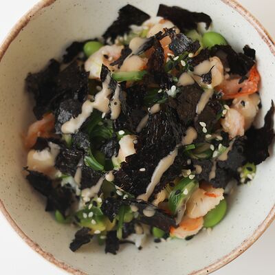 Поке с креветкойв Блиныпицца по цене 680 ₽