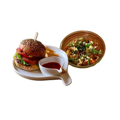 Бургер-сет в Rice foodcoffee по цене 4990 ₸