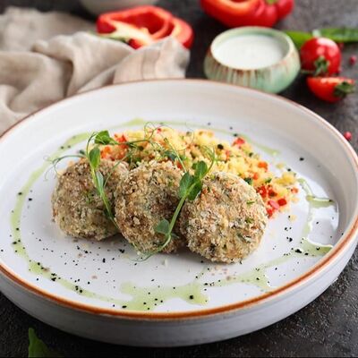 Овощные котлеты с кускус в Пряности & Радости по цене 390