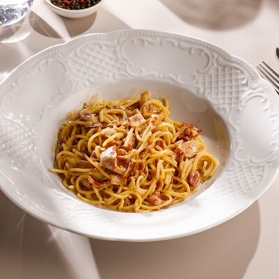 Паста Карбонара в Кукумбер по цене 690 ₽