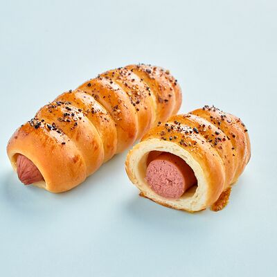 Сосиска в тесте в Пирожковая минутка по цене 180 ₽