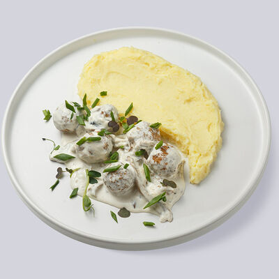 Фрикадельки в грибном соусе в Vaffel по цене 699 ₽