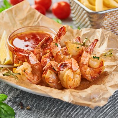 Жареные креветки в California Diner по цене 755 ₽