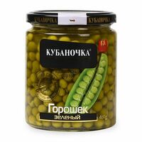 Горошек Кубаночка зеленый консервированный в Азбука Вкуса Экспресс Меню