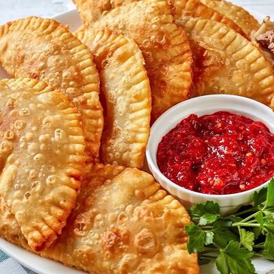 Чебурек с мясомв Шаурмичная по цене 170 ₽