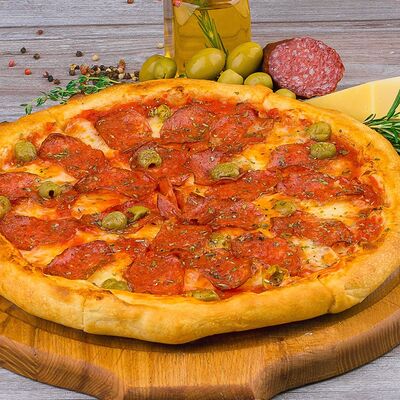 Пицца Пеперони в Перчим & солим по цене 640 ₽