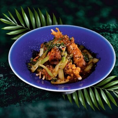 Рулетики из бекона с грибами в LAOBAN по цене 1020 ₽