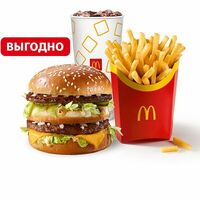 Биг Мак Большой МакКомбо в Макдоналдс