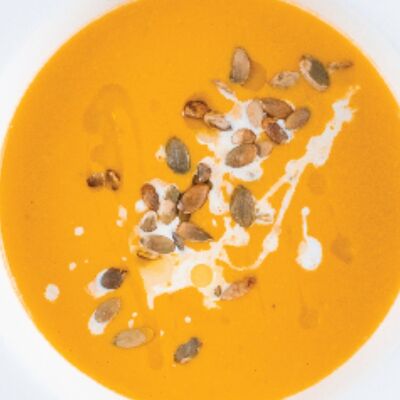 Крем-суп тыквенный в Тальятелло по цене 500 ₽