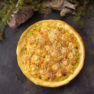 Пицца Пилигрини с креветками в Пилигрим по цене 1050 ₽