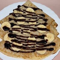 3 блинчика с топпингом и бананом в BRandICE