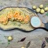Драники с лососем слабой соли и сметаной в Potato project по цене 1050
