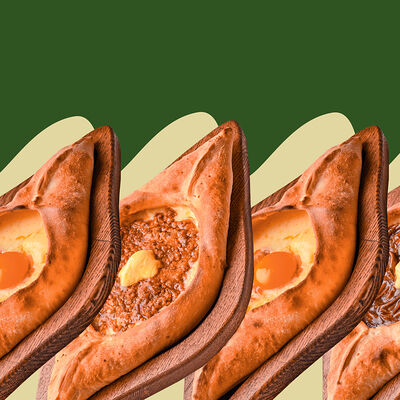 Сет хачапури лодочек в Хачапури выпечка и вино по цене 1590 ₽