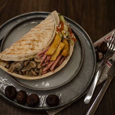 Пицца с двойным мясом и сыром в Wаурма 24 по цене 460 ₽