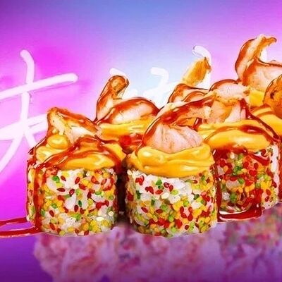 Радуга с креветкой в Суши бокс по цене 668 ₽