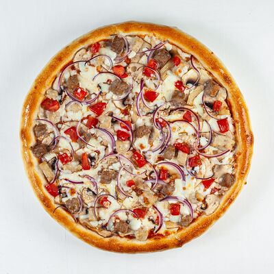 Пицца Мясное ассорти и шампиньоныв СитиФокс по цене 510 ₽
