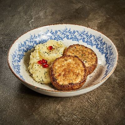 Котлеты из лосося и трески в Гранат по цене 710 ₽