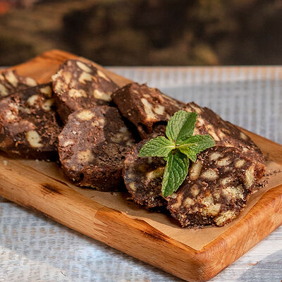 Шоколадное лакомство в Хочу Пури по цене 475 ₽