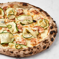 Пицца Креветка, горгонзолла, цуккини 23 см в Mojo