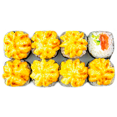 Запеченный с лососем в Фишка суши по цене 859 ₽