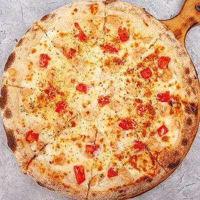 Пицца Двойной Цыплёнок в Наше место по цене 720 ₽