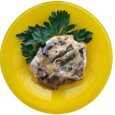 Курица с фасолью и грибами в Солнечный день по цене 180 ₽