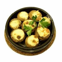 Грибы с сыром в Хинкали