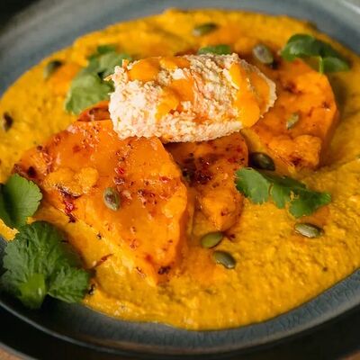 Запечённая тыква в Мацони по цене 370