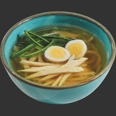 Суп куриный с яйцом в Рыбарис по цене 315 ₽