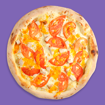 Пицца Чикен Чиз сырная с курочкой в Дома Пицца по цене 445 ₽