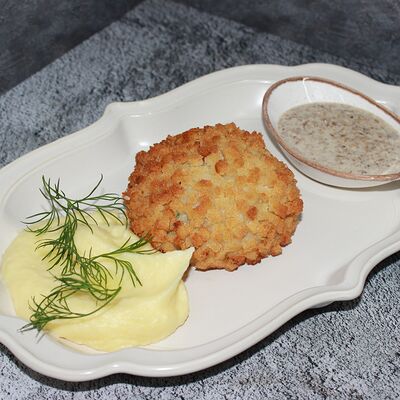 Котлета по рецепту Пожарского в Загород по цене 950 ₽