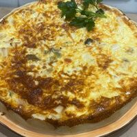Киш с курой и грибами в Brie