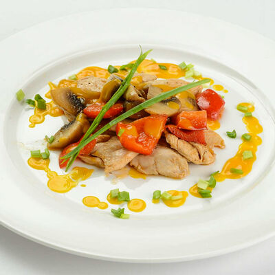 Индейка в соусе манго в БамБуши по цене 265