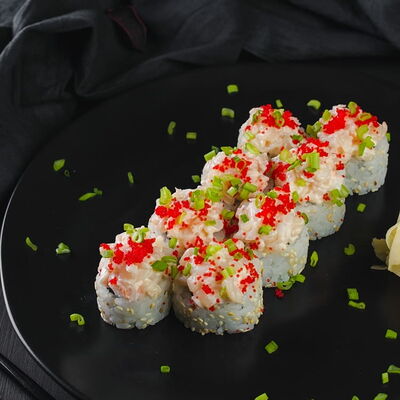 Тартар гребешок с креветкой в Sushi7 по цене 753 ₽